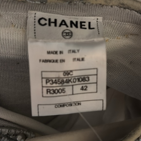 CHANEL SHEER TUNIC DRESS BEADED NWT SIZE 42 - Picture 7 of 14